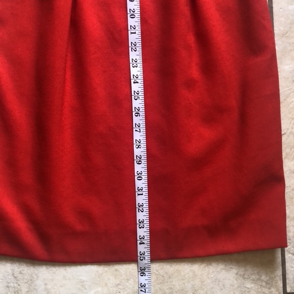 J. Crew Teddie Wool Blend Red Sheath Dress 6 - Picture 14 of 15